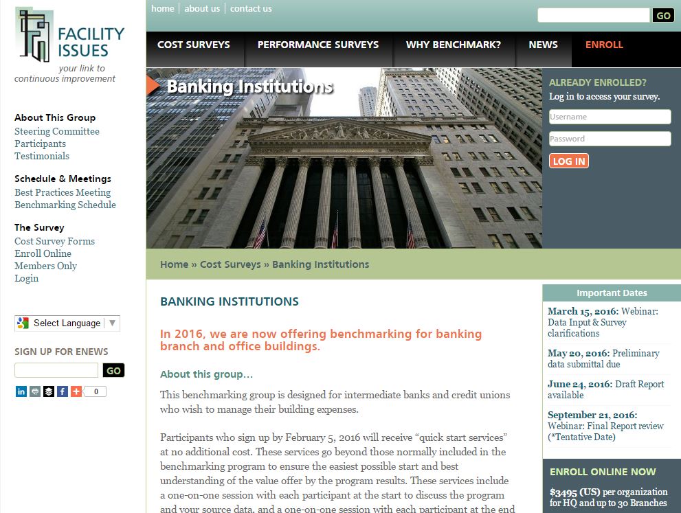 Bank and Credit Union Benchmarking Group